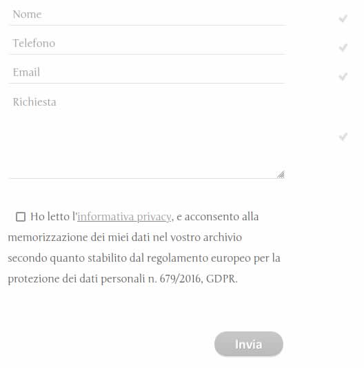 Accettazione cookie Trasporti funebri Giulio Nappi